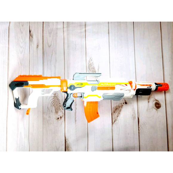 Nerf Modulus IonFire Blaster Toy Gun Rifle With Attachments - Picture 1 of 11